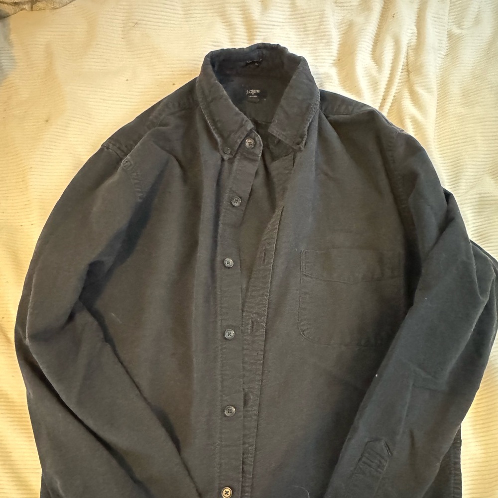J Crew Slim fit Oxford shirt in Black - Medium